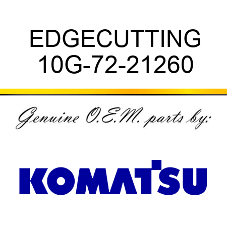 EDGE,CUTTING 10G-72-21260