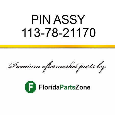 PIN ASSY 113-78-21170