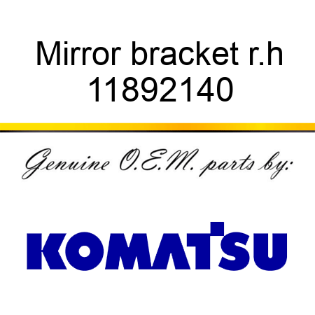 Mirror bracket, r.h 11892140