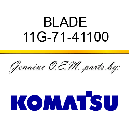 BLADE 11G-71-41100