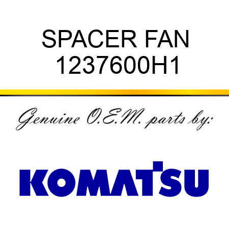 SPACER, FAN 1237600H1