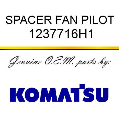 SPACER, FAN PILOT 1237716H1