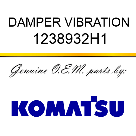 DAMPER, VIBRATION 1238932H1