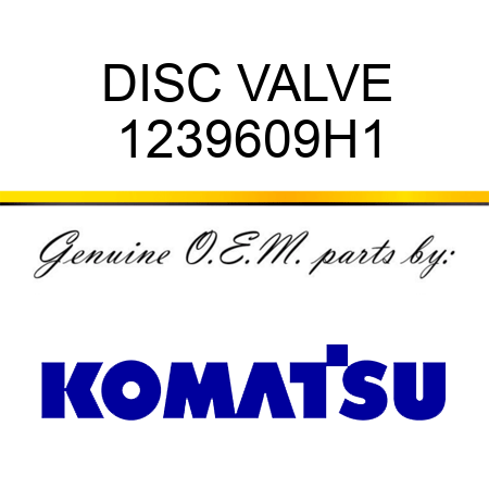 DISC, VALVE 1239609H1
