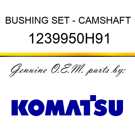 BUSHING SET - CAMSHAFT 1239950H91