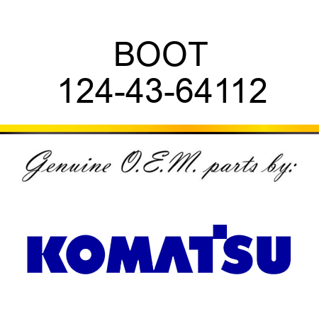 BOOT 124-43-64112