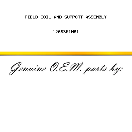 FIELD COIL AND SUPPORT ASSEMBLY 1268351H91