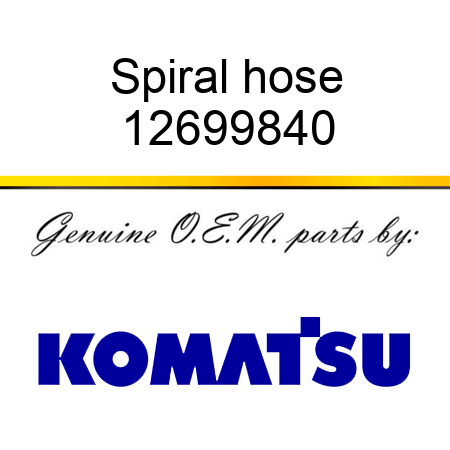 Spiral hose 12699840