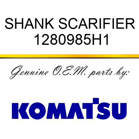SHANK, SCARIFIER 1280985H1