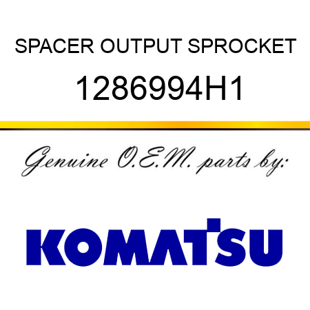SPACER, OUTPUT SPROCKET 1286994H1
