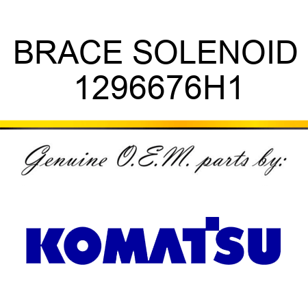 BRACE, SOLENOID 1296676H1