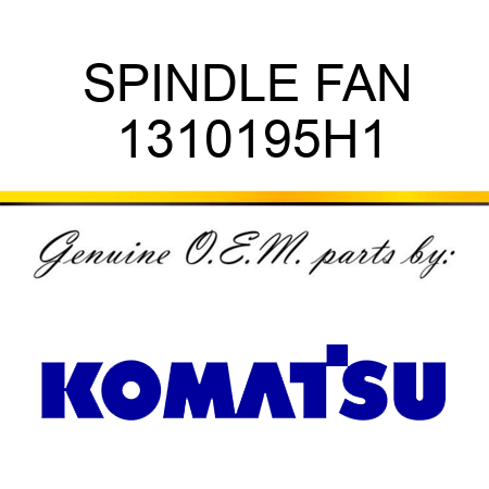 SPINDLE, FAN 1310195H1