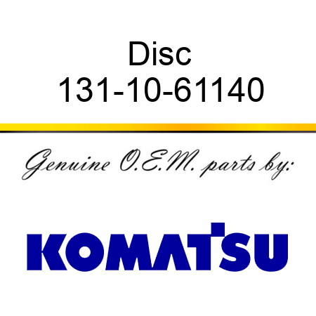 Disc 131-10-61140