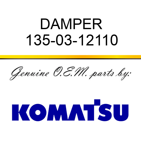 DAMPER 135-03-12110