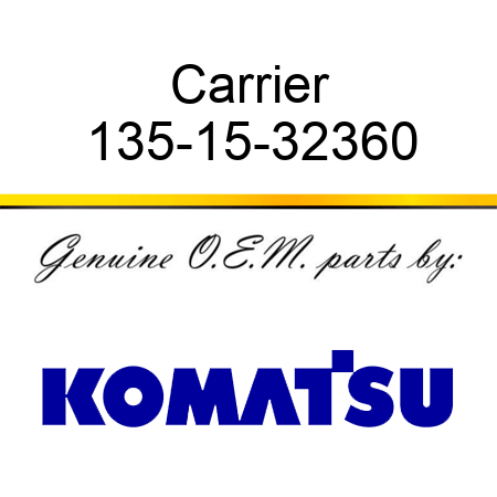 Carrier 135-15-32360