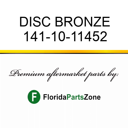 DISC, BRONZE 141-10-11452