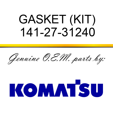 GASKET (KIT) 141-27-31240