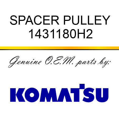 SPACER, PULLEY 1431180H2
