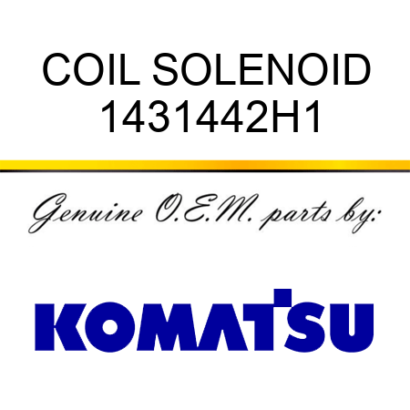 COIL, SOLENOID 1431442H1