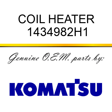 COIL, HEATER 1434982H1