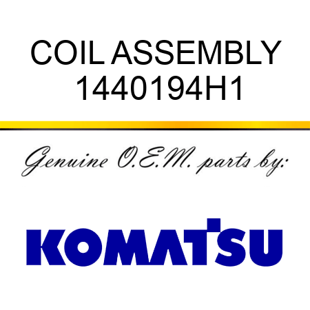 COIL ASSEMBLY 1440194H1