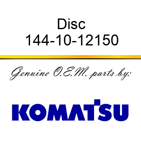 Disc 144-10-12150