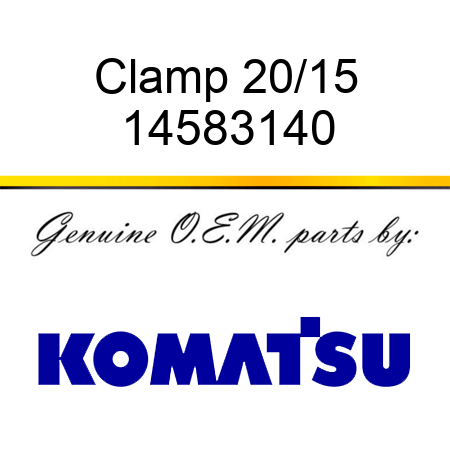 Clamp 20/15 14583140