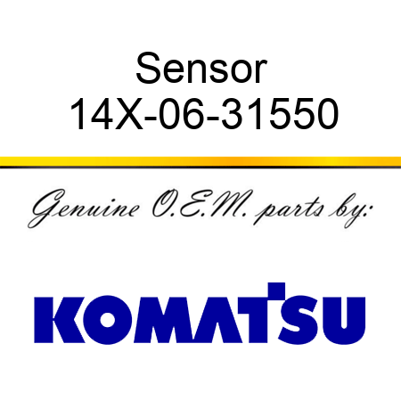 Sensor 14X-06-31550