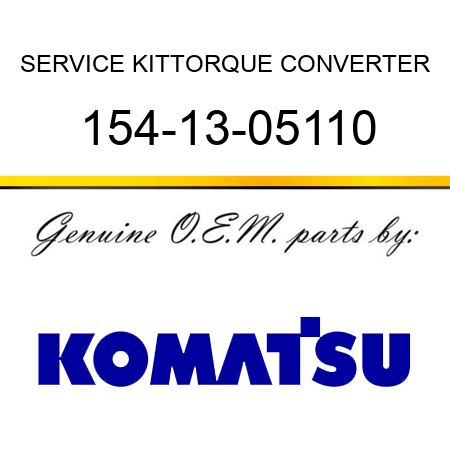 SERVICE KIT,TORQUE CONVERTER 154-13-05110