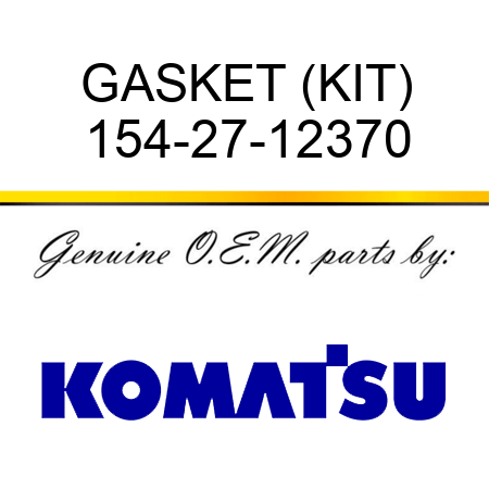 GASKET (KIT) 154-27-12370