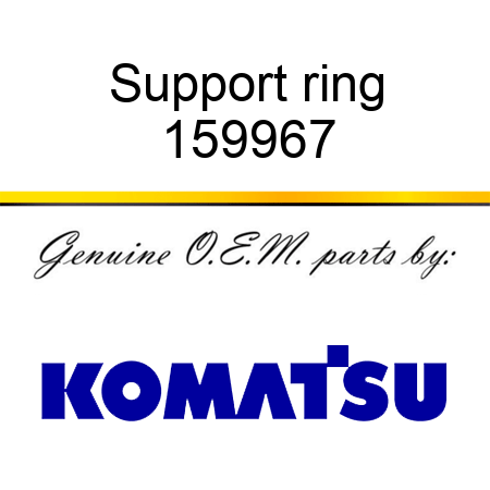 Support ring 159967