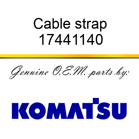 Cable strap 17441140