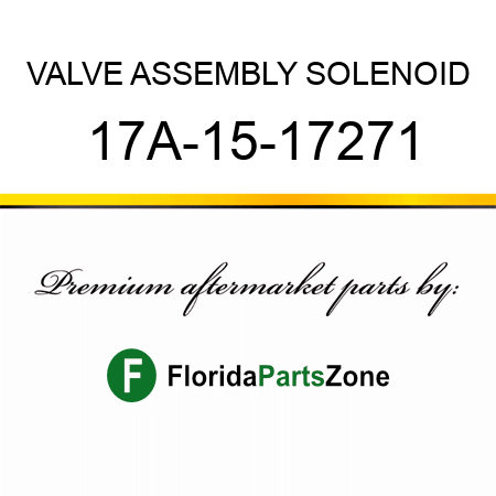 VALVE ASSEMBLY, SOLENOID 17A-15-17271