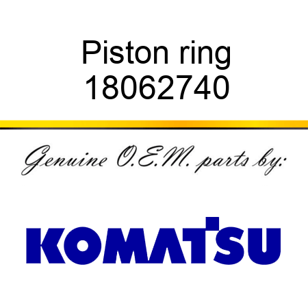 Piston ring 18062740