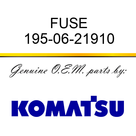 FUSE 195-06-21910
