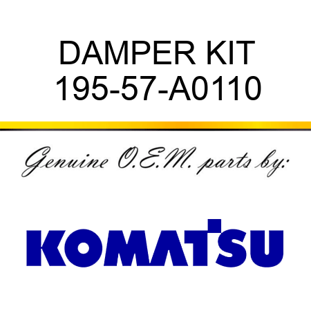 DAMPER KIT 195-57-A0110