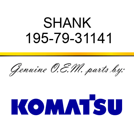 SHANK 195-79-31141