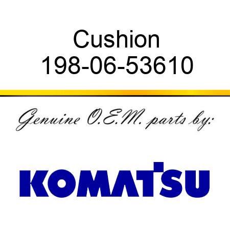 Cushion 198-06-53610