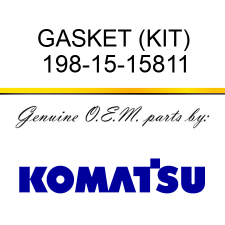 GASKET (KIT) 198-15-15811