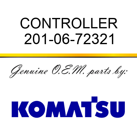 CONTROLLER 201-06-72321