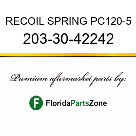 RECOIL SPRING, PC120-5 203-30-42242