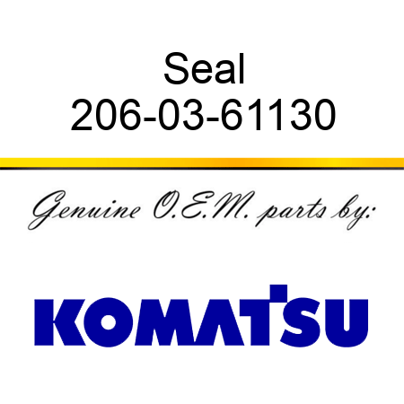 Seal 206-03-61130
