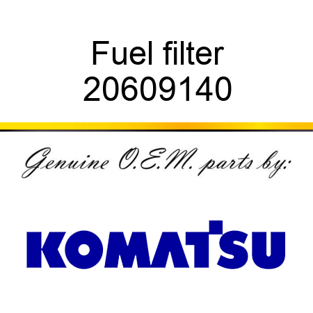 Fuel filter 20609140