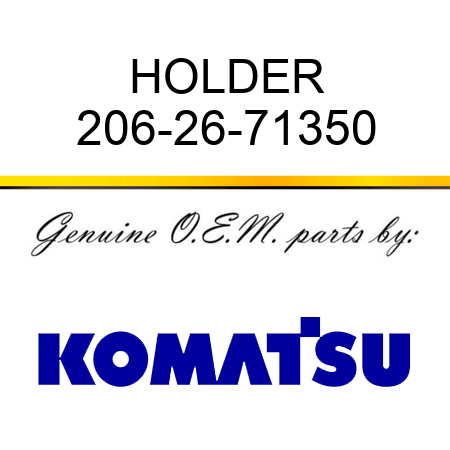 HOLDER 206-26-71350