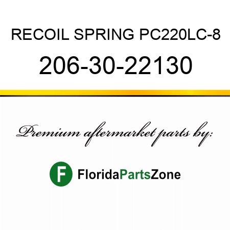 RECOIL SPRING, PC220LC-8 206-30-22130