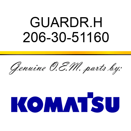 GUARD,R.H 206-30-51160