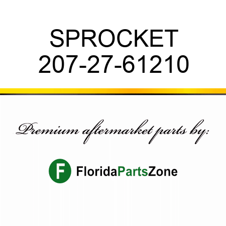 SPROCKET 207-27-61210