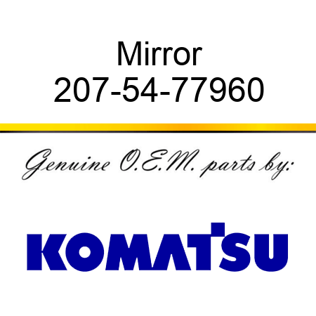 Mirror 207-54-77960