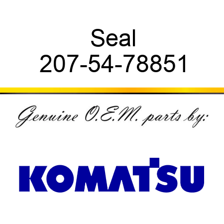 Seal 207-54-78851