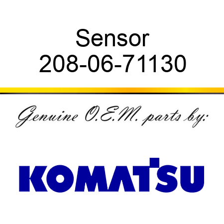 Sensor 208-06-71130